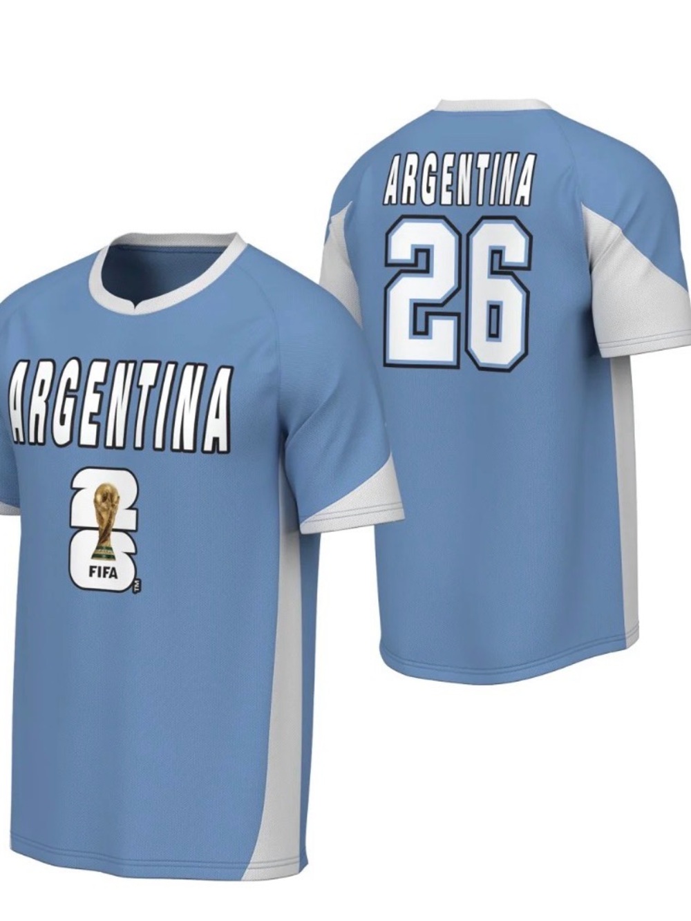 Argentina FIFA Blue Soccer Jersey 2026